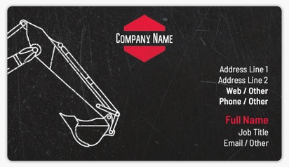 Design Preview for Design Gallery: Building Construction Business Card Stickers