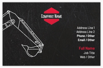 Design Preview for Design Gallery: Excavation Textured Uncoated Business Cards