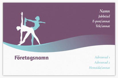 Förhandsgranskning av design för Designgalleri: Dansträning Visitkort standard, Standard (85 x 55 mm)