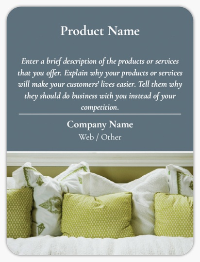 Design Preview for Design Gallery: Home Staging Product Labels on Sheets, Rounded Rectangle 10 x 7.5 cm