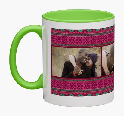 Design Preview for Templates for Seasonal Personalised Mugs , Wrap-around