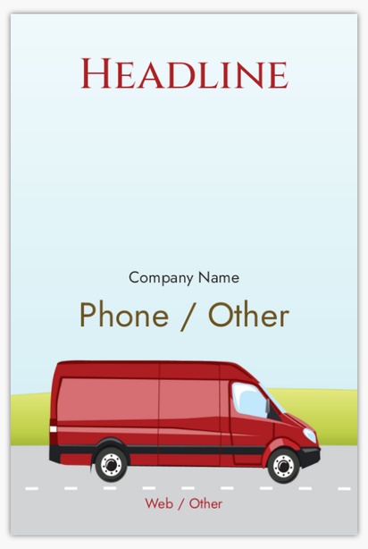Design Preview for Courier Services Posters Templates, 24" x 36"