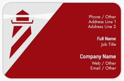 Design Preview for Design Gallery: Financial Consulting Rounded Corner Business Cards, Rounded Standard (85 x 55 mm)
