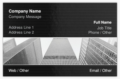 Design Preview for Design Gallery: Finance & Insurance Ultra-Thick Business Cards, Standard (85 x 55 mm)