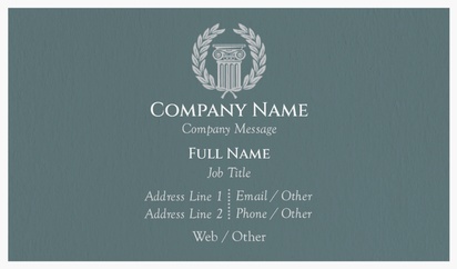 Design Preview for Design Gallery: Legal Natural Textured Business Cards