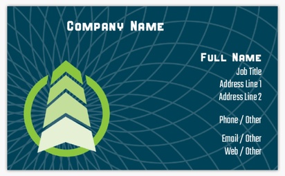 Design Preview for Templates for Finance & Insurance Standard Name Cards , Standard (91 x 55 mm)