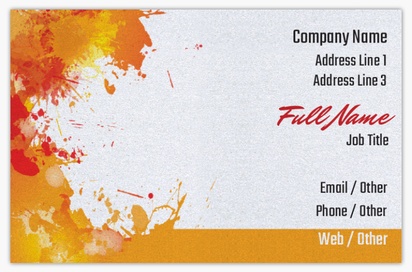 Design Preview for Design Gallery: Painting (Art) Pearl Business Cards