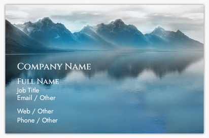 Design Preview for Design Gallery: Travel & Accommodation Recycled Matte Business Cards, Standard (85 x 55 mm)