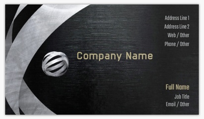 Design Preview for Manufacturing & Distribution Standard Business Cards Templates, Standard (3.5" x 2")