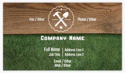 Design Preview for Agriculture & Farming Ultra Thick Business Cards Templates