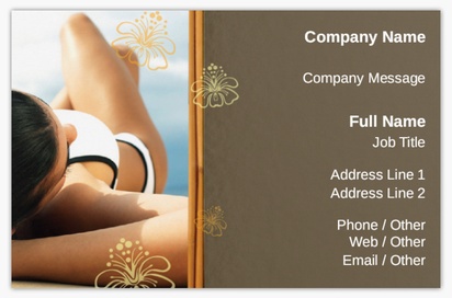 Design Preview for Design Gallery: Travel Agencies Ultra-Thick Business Cards, Standard (85 x 55 mm)