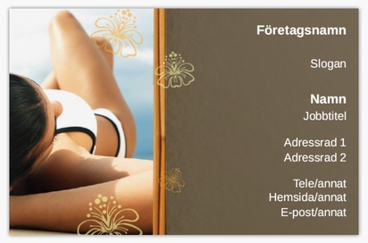 Förhandsgranskning av design för Designgalleri: Resebyråer Extratjocka visitkort, Standard (85 x 55 mm)