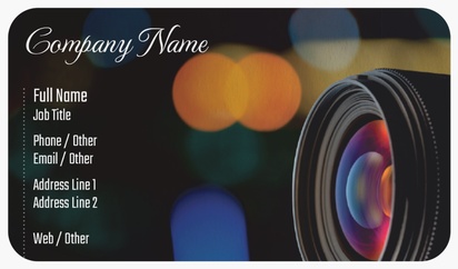 A camera lens photography black blue design for Art & Entertainment