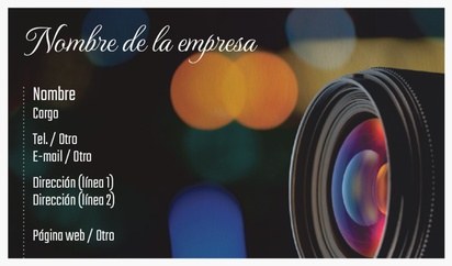 Un lente de cámara fotografía diseño negro azul para Arte y entretenimiento