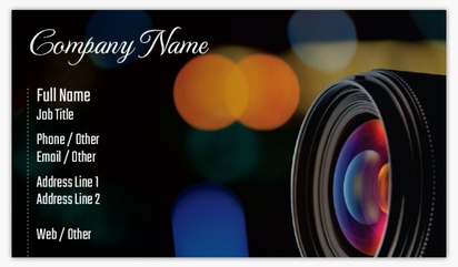 Design Preview for Design Gallery: Photography Matte Visiting Cards, Standard (89 x 51 mm)