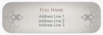 Design Preview for Design Gallery: Tattoo & Body Piercing Return Address Labels