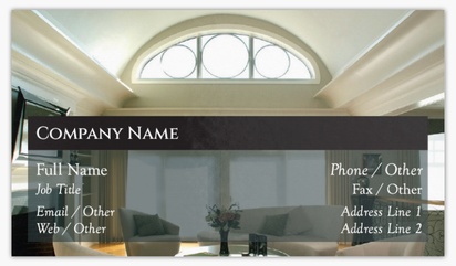 Design Preview for Design Gallery: Plastering & Drywall Standard Visiting Cards