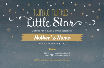 A twinkle little star gray design for Theme