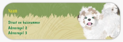 Voorvertoning ontwerp voor Ontwerpgalerij: Dieren en dierenverzorging Adresstickers