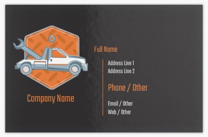 Design Preview for Design Gallery: Mechanics & Auto Body Metallic Business Cards