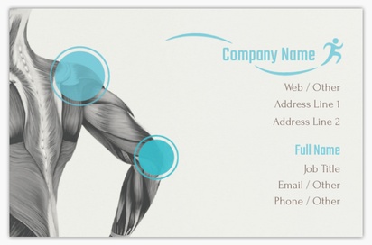 Design Preview for Design Gallery: Sports & Fitness Ultra-Thick Business Cards, Standard (85 x 55 mm)