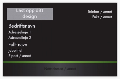 Forhåndsvisning av design for Designgalleri: Diett & kosthold Visittkort av lin