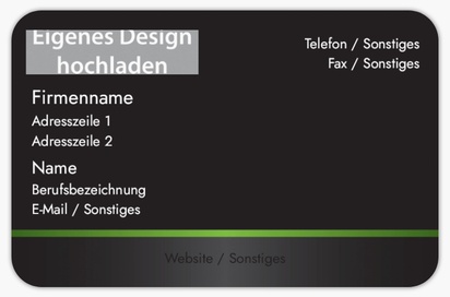 Designvorschau für Designgalerie: Visitenkarten mit abgerundeten Ecken Sport & Fitness, Abgerundet Standard (85 x 55 mm)
