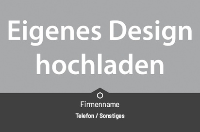 Designvorschau für Designgalerie: Visitenkarten mit Metallic-Effekt