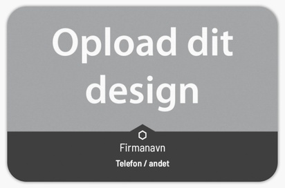 Forhåndsvisning af design for Designgalleri: Kunst og underholdning Visitkort m/afrundede hjørner, Afrundede Standard (85 x 55 mm)