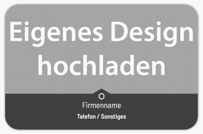 Designvorschau für Designgalerie: Visitenkarten mit abgerundeten Ecken Modern & Einfach, Abgerundet Standard (85 x 55 mm)