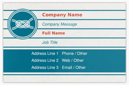 Design Preview for Design Gallery: Fish Markets Ultra-Thick Business Cards, Standard (85 x 55 mm)