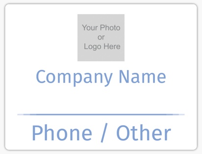 A professional logo blue white design with 1 uploads