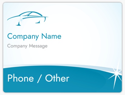 Design Preview for Auto Rental Car Magnets Templates, 8.7" x 11.5"