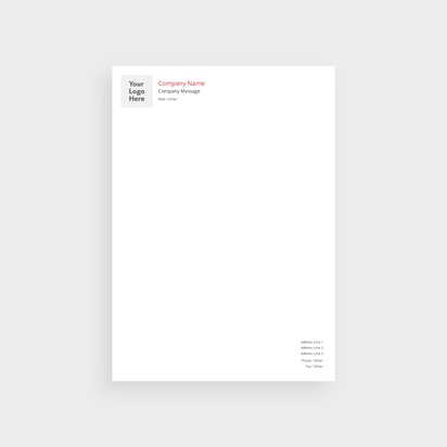 Design Preview for Design Gallery: Retail & Sales Bulk Letterheads