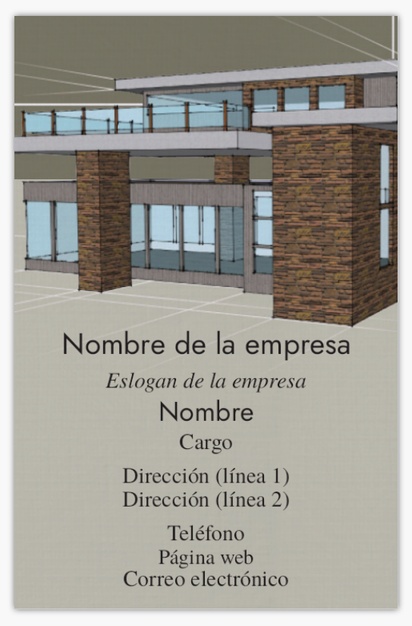 Vista previa del diseño de Galería de diseños de tarjetas con acabado lino para inmobiliarias