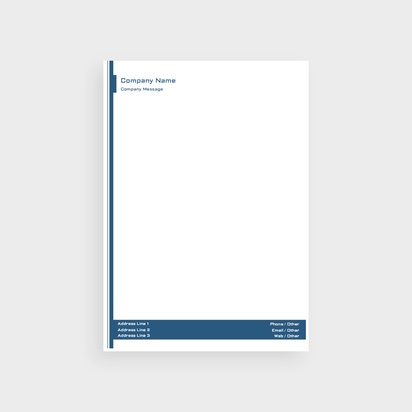 Design Preview for Design Gallery: Finance & Insurance Bulk Letterheads