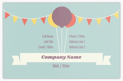 Design Preview for Design Gallery: Gift & Party Shops Ultra-Thick Business Cards, Standard (85 x 55 mm)