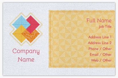 Design Preview for Design Gallery: Hobbies, Toys & Games Pearl Business Cards
