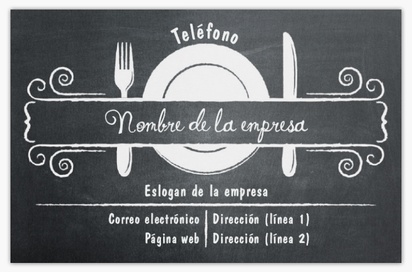 Vista previa del diseño de Galería de diseños de tarjetas con efecto metálico para comida y bebida