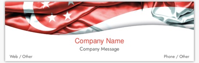 Design Preview for Templates for Patriotic Vinyl Banners , 760 x 2440 mm Horizontal None Indoor Vinyl No