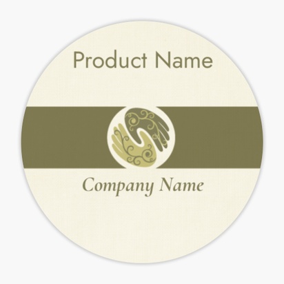 Design Preview for Design Gallery: Health & Wellness Product & Packaging Labels, Circle 1.5"  3.8 x 3.8 cm 