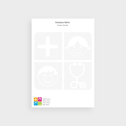 Design Preview for Design Gallery: Health & Wellness Letterheads