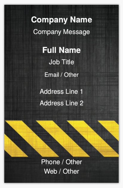 Design Preview for Design Gallery: Paving Standard Business Cards, Standard (85 x 55 mm)