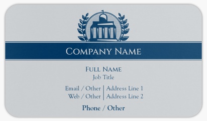 Design Preview for Design Gallery: Politics Rounded Corner Business Cards, Standard (3.5" x 2")