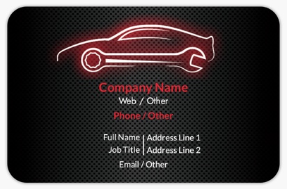 Design Preview for Design Gallery: Automotive & Transportation Rounded Corner Business Cards, Rounded Standard (85 x 55 mm)