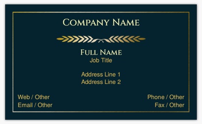 Design Preview for Design Gallery: Legal Standard Business Cards, Standard (91 x 55 mm)