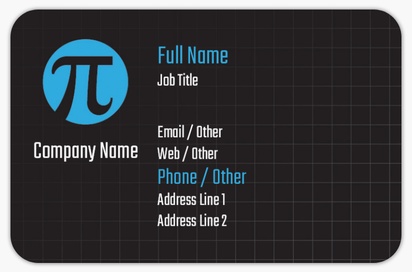 Design Preview for Design Gallery: Tutoring & Training Rounded Corner Business Cards, Rounded Standard (85 x 55 mm)