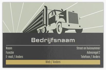 Voorvertoning ontwerp voor Ontwerpgalerij: Vrachtwagenchauffeur Extra dikke visitekaartjes, Standaard (85 x 55 mm)