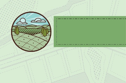 Voorvertoning ontwerp voor Ontwerpgalerij: Landbouw en boeren Visitekaartjes natuurpapier