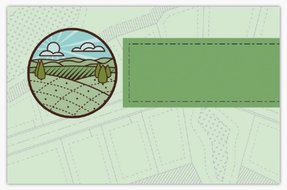 Voorvertoning ontwerp voor Ontwerpgalerij: Landbouw en boeren Gerecycled matte visitekaartjes, Standaard (85 x 55 mm)